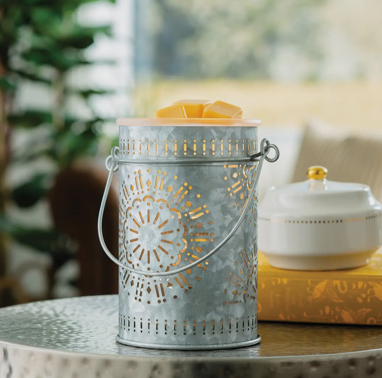 Illumination Fragrance Warmer- Deluxe Galvanized Tin