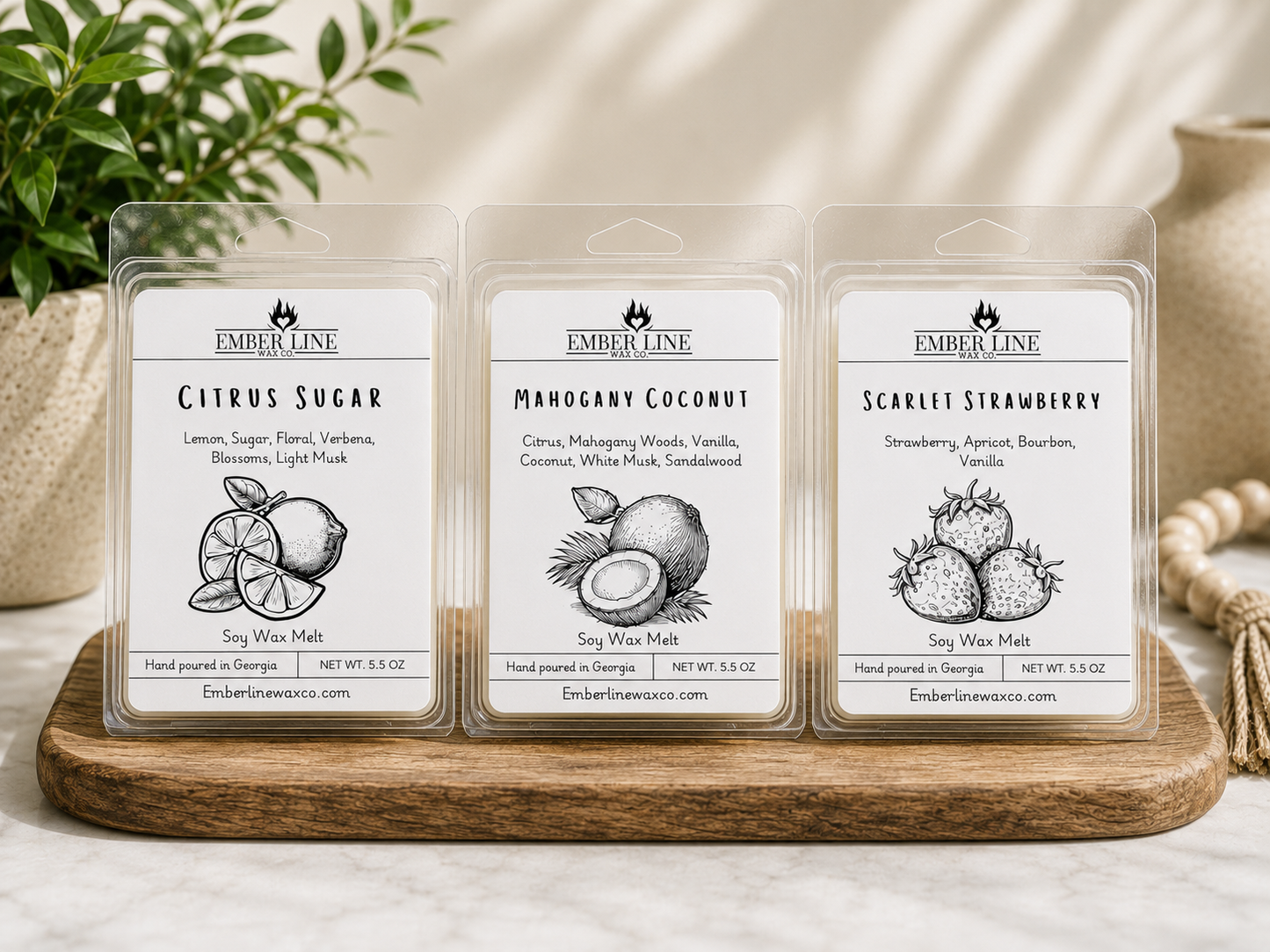 Clean Natural Soy Wax Melts 5.5 Oz