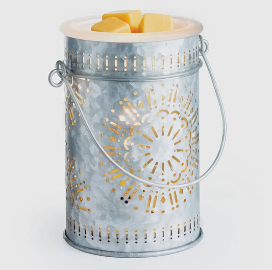Illumination Fragrance Warmer- Deluxe Galvanized Tin